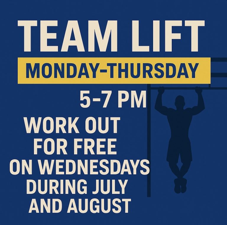Team Lift Monday through Thursday 5-7 | Group Fitness Classes at Ruffier Fitness