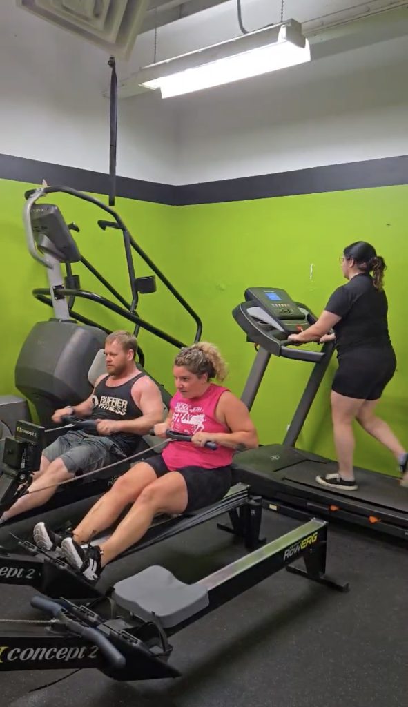 Hyrox class at ruffier fitness in akron